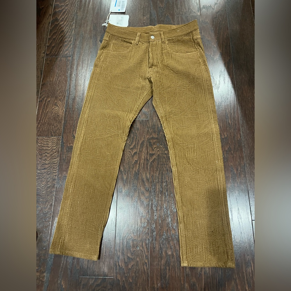 Nine In The Morning Men Size 32 X 29  Roccia Corduroy Tobacco  Made In Italy NEW